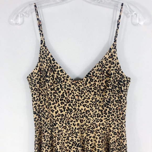 SOLD Farm Rio | NEW Leopard Sleeveless Midi Dress - Picture 3 of 8